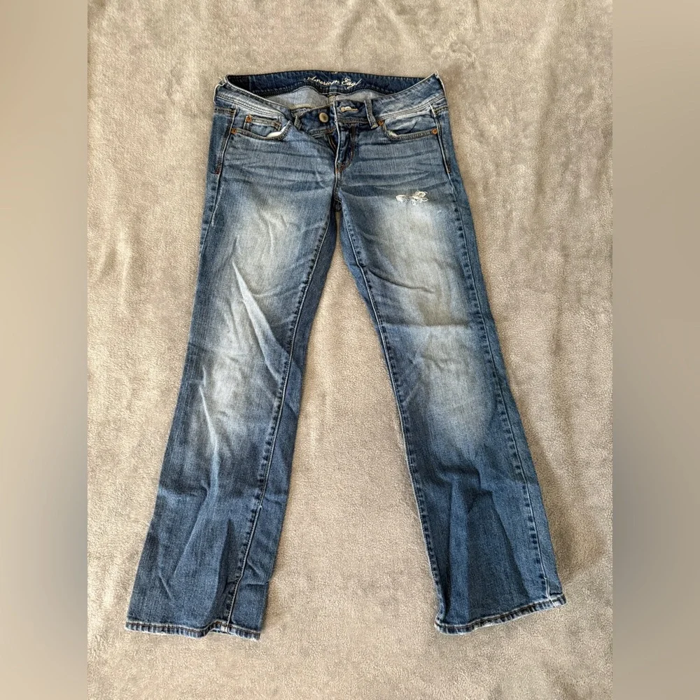 American Eagle Outfitters Women's Bootcut Jeans - Medium Blue Wash